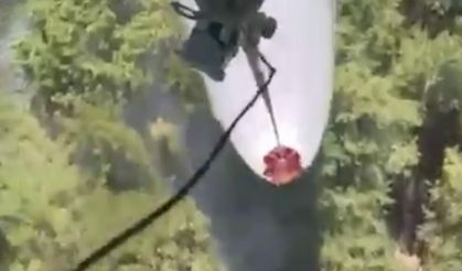 Edremit’te orman yangını