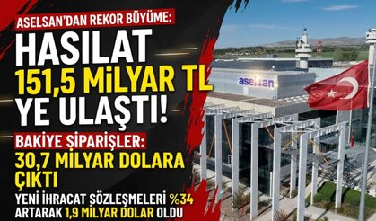 ASELSAN’ın hasılatı 151,5 milyar TL’ye ulaştı