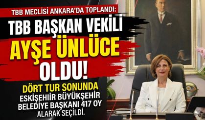 Ayşe Ünlüce, dört turun ardından TBB Başkan Vekili seçildi