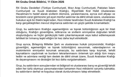R4 ülkelerinden Suudi Arabistan için ortak bildiri