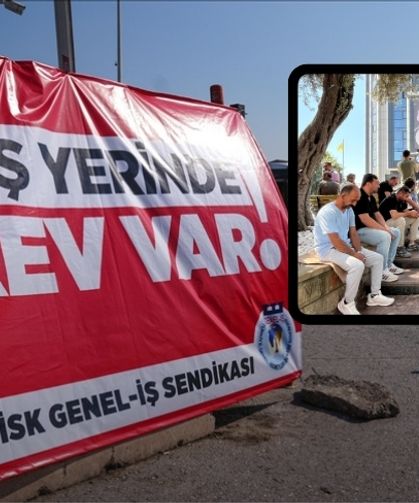 Buca ve Karabağlar Belediyesi işçilerinden alacak isyanı: Oturma eylemi başlatıldı