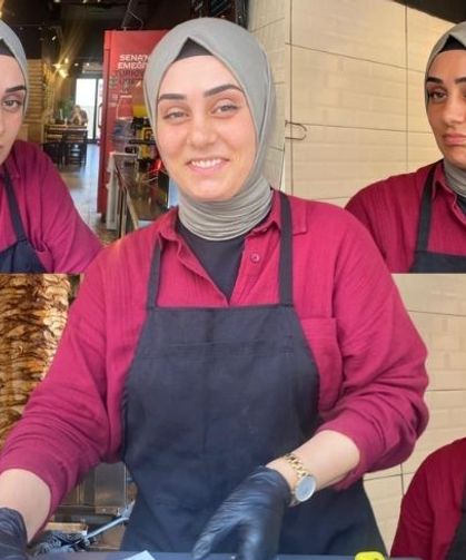 Dönerci değil fenomen! İzmir'deki ‘suratsız abla’ videosuyla milyonlara ulaştı