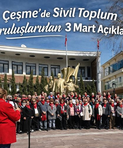 Çeşme’de STK'lardan 3 Mart açıklaması: 'Laikliğe ve Öğretim Birliği’ne sahip çıkıyoruz'