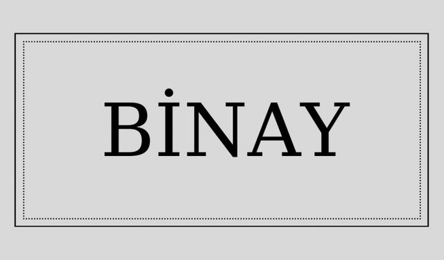 Binay isminin anlamı ve kökeni nedir?