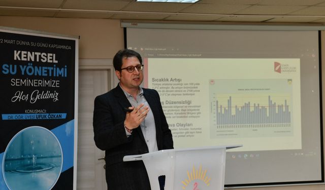 Çiğli’de Kentsel Su Yönetimi semineri: Suyu korumak geleceği korumak