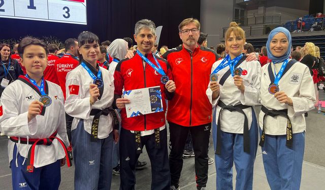 Gaziemir’in şampiyonları Avrupa’yı salladı