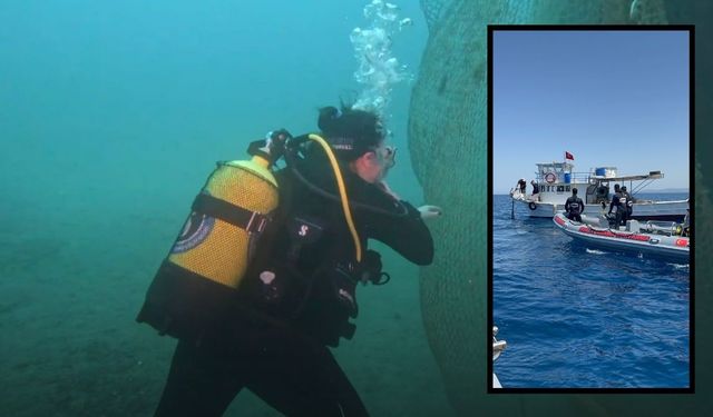 Karaburun'da hayalet ağ operasyonu!