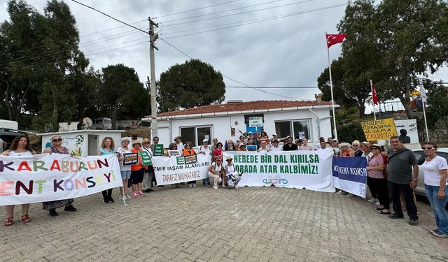 Karaburun Sarpıncık’ta doğa kazandı!