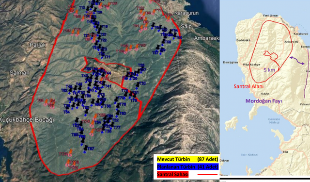 Karaburun'un itiraz ettiği RES'e ÇED onayı