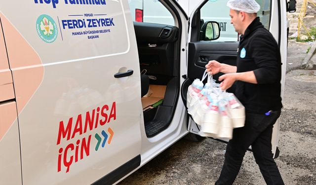 Manisa Büyükşehir, kurban bağışlarını sofralara taşıyor