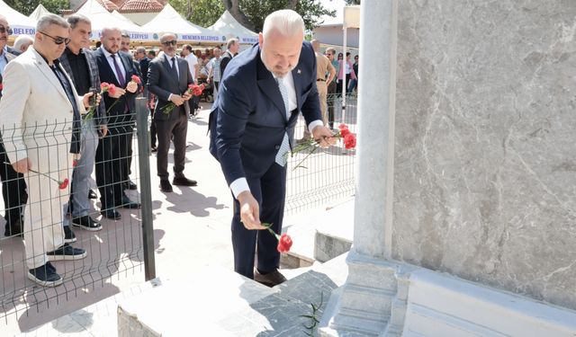 Menemen'de Şehit Kaymakam Kemal Bey'e vefa