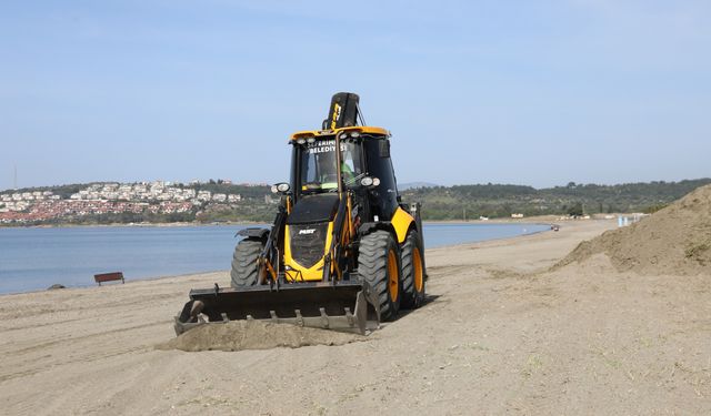 Seferihisar sahilleri yaza hazırlanıyor