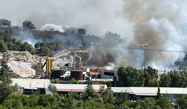 İzmir yanıyor: Gaziemir’de çöplükte çıkan yangın ormana sıçradı