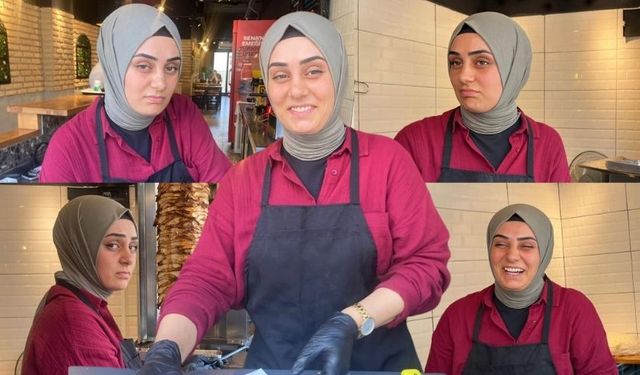 Dönerci değil fenomen! İzmir'deki ‘suratsız abla’ videosuyla milyonlara ulaştı