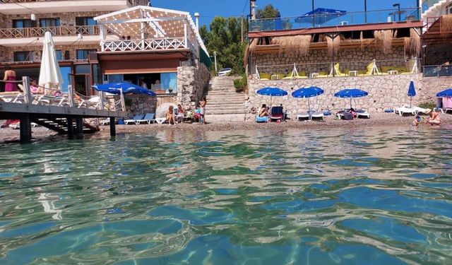 Karaburun’un mavi bayraklı mücevheri