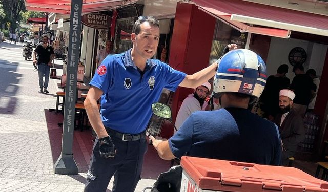 Manisa’da motosikletle geçişlere ceza yağdı
