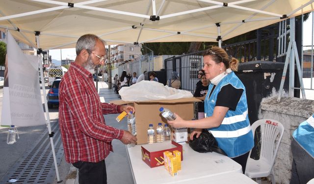 Menemen'de sadece sınav değil, dayanışma günü