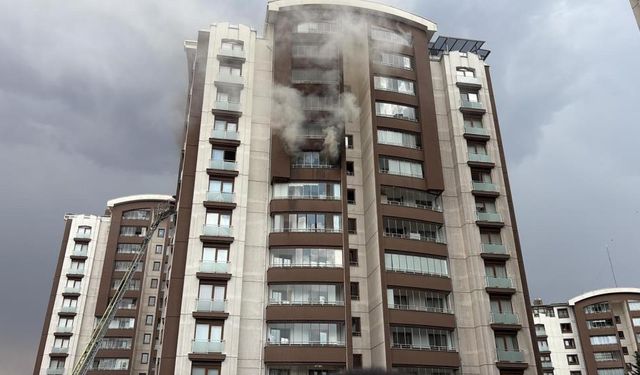Son dakika! Ankara'da bir binada yangın! Mahsur kalanlar var