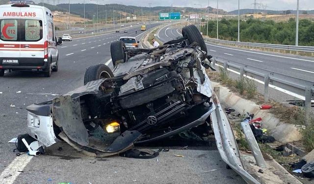 Marmara Otoyolu’nda feci trafik kazası: Ölü ve yaralılar var