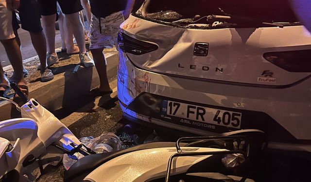 Seferihisar’da gece yarısı feci kaza