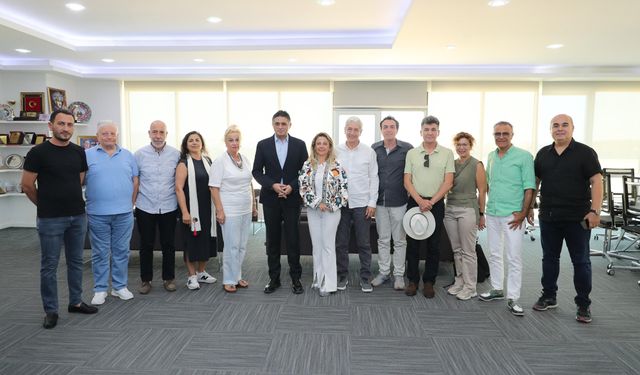 İzmir Gazeteciler Cemiyeti’nden Aliağa’ya ziyaret