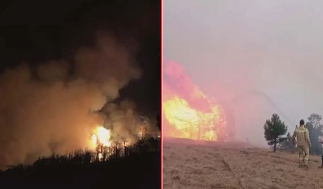 Orman yangını ikinci günde sınır aştı! Alevler Isparta’ya yaklaştı