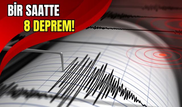 Balıkesir beşik gibi! Bir saatte 8 deprem meydana geldi