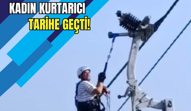 İlk kadın kurtarmacı Emine Şener, Bergama’da bir ilke imza attı