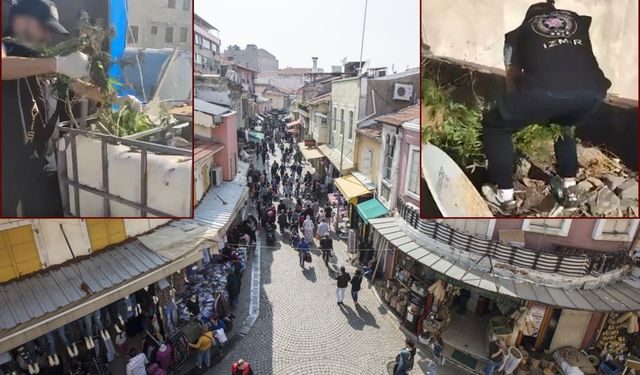 Tarihi çarşının gölgesinde uyuşturucu serası! Polisten nefes kesen baskın