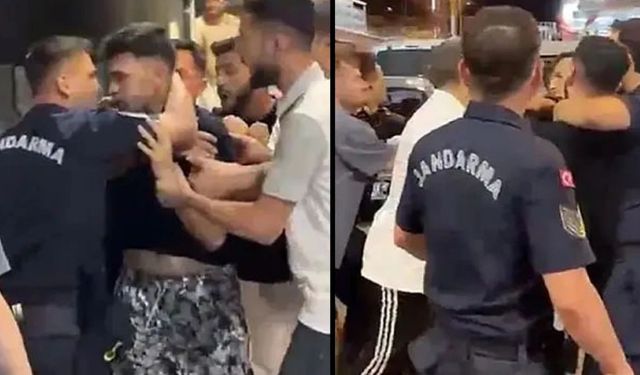 İzmir’de jandarmaya yumruklu saldırı: Tehdit anları gündem oldu