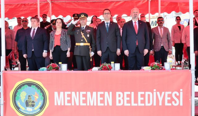 Menemen’de 30 Ağustos Zafer Bayramı Coşkusu dorukta