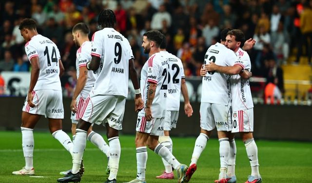 İlk yarıda şok: Beşiktaş Kayseri'de fırtına gibi esti