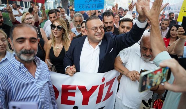 Adaylığını açıkladı, 'Benim adım Serkan Kalmaz' sözleri Konak’ta yankılandı