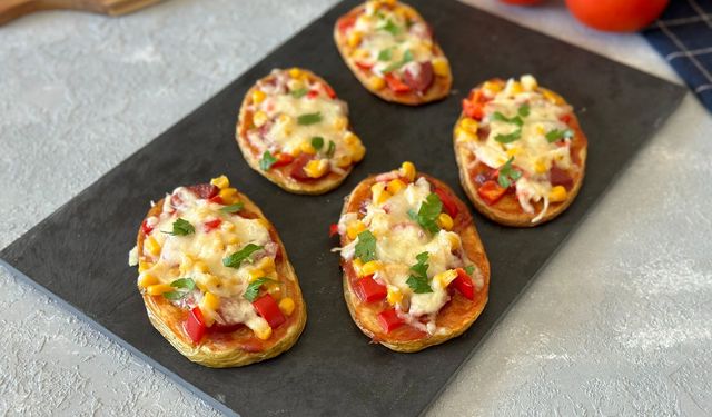 Pizza sevenler dikkat: Bu patates tarifi hem sağlıklı hem çıtır!