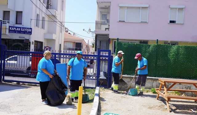 Çeşme’de okullarda dev temizlik hamlesi!