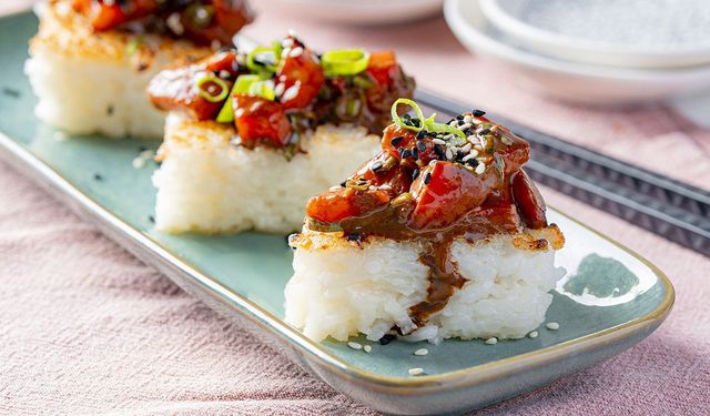 Sushi tutkunları için farklı bir alternatif: Domates Sushi!