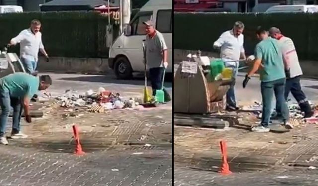 Karşıyaka’da çöp yığınları gündem oldu: Esnaf kendi çöpünü toplamaya başladı