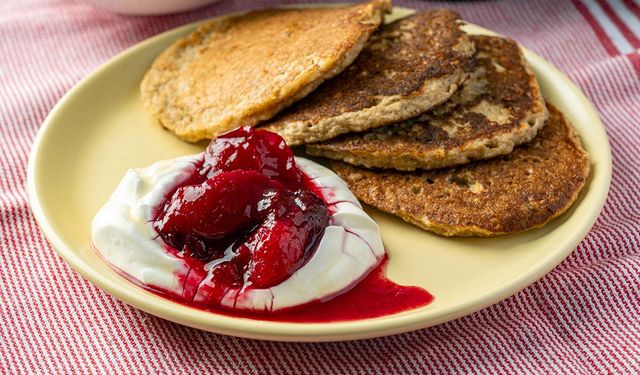 Yulaflı muzlu pankekle hem lezzet hem sağlık!