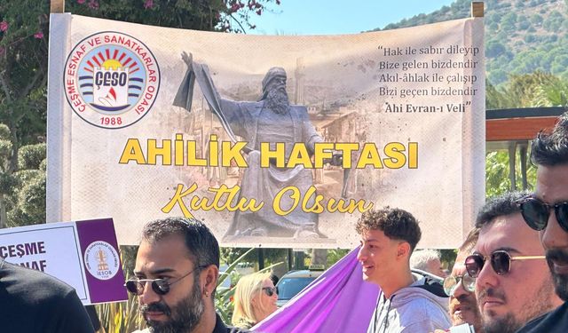 Ahilik Haftası Çeşme’de törenle kutlandı