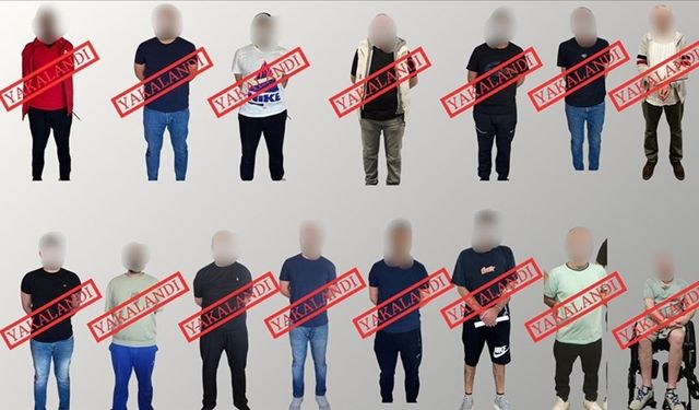 Kırmızı bültenle aranan 15 firari Türkiye’ye getirildi