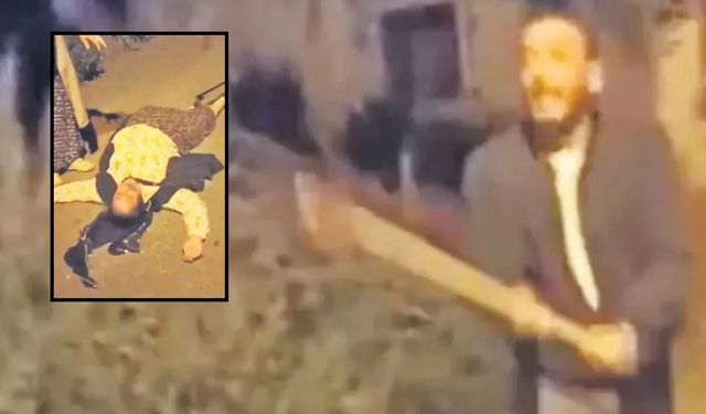 Boşandığı eşi baltayla saldırdı: Kızını korumaya çalışan anne baltayla yaralandı!