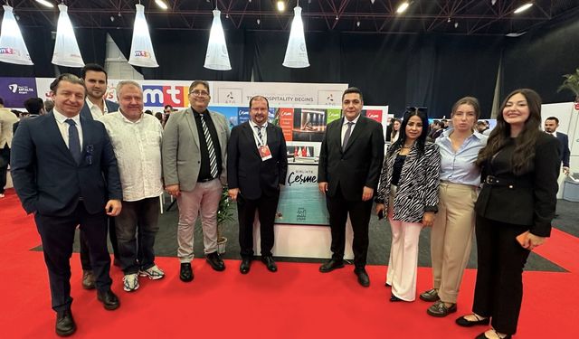 Çeşme, Antalya Fuarı’nda tüm ziyaretçileri kendine çekti