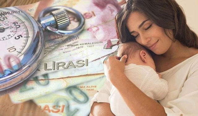 Doğum yardımı ve izinlerde rekor artış: 123 bin TL ödenek yolda