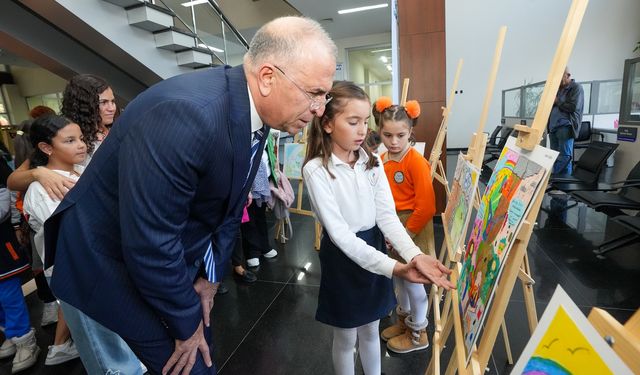 Gaziemir’de çocuklar iklim krizine dikkat çekti