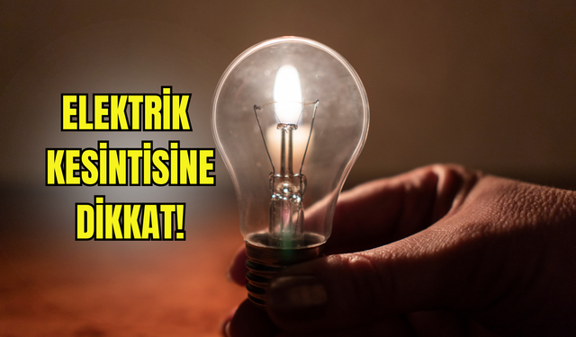 İzmir’de 8 Şubat Pazar günü planlı kesinti! Gediz Elektrik duyurdu