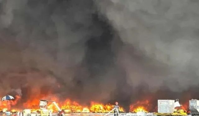 Havaalanında büyük yangın! Uçuşlar durdu, yaralılar var!