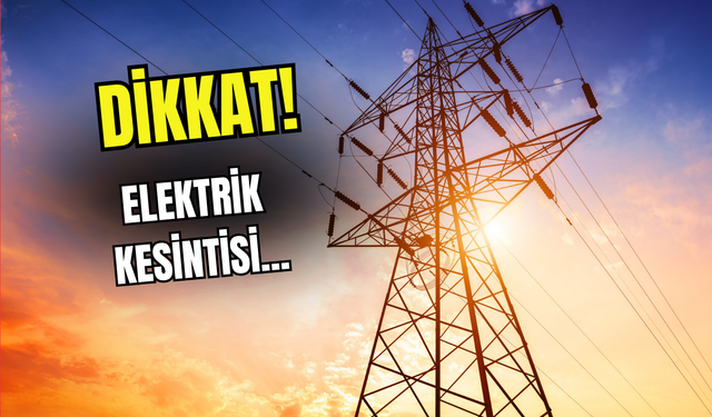 İzmir GEDİZ elektrik kesintisi! 26 Ekim'de İzmir'in hangi bölgelerinde elektrik yok?