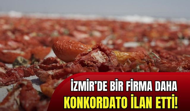 İzmirli üretici dayanamadı: Bergama merkezli şirket için konkordato süreci başladı