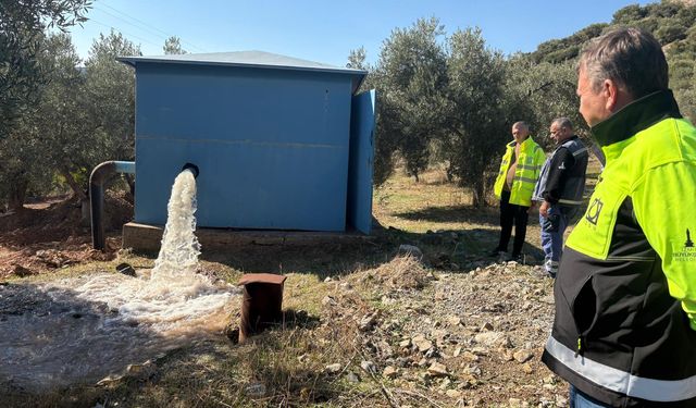 Efes Selçuk’un yeni içme suyu hattı hizmete girdi
