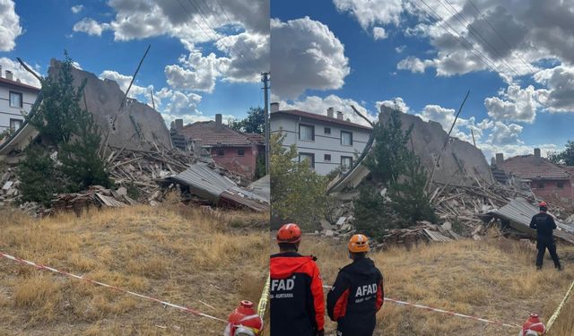 Sıcak haber! 3 katlı binada göçük: Bölgede panik yaşanıyor